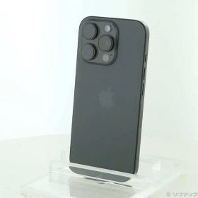 〔中古品〕 iPhone16 Pro 256GB ブラックチタニウム MYN03J／A SIMフリー【352】