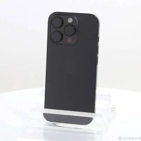 〔中古品〕 iPhone16 Pro 512GB ブラックチタニウム MYN43J／A SIMフリー【348】