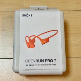 新品未使用⭐︎SHOKZ OPENRUN PRO 2 骨伝導イヤホン オレンジ