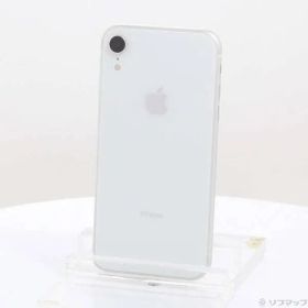 〔中古品〕 iPhoneXR 64GB ホワイト MT032J／A SIMフリー【349】
