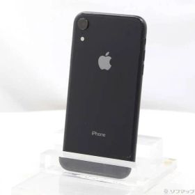 〔中古品〕 iPhoneXR 128GB ブラック MT0G2J／A SIMフリー【344】