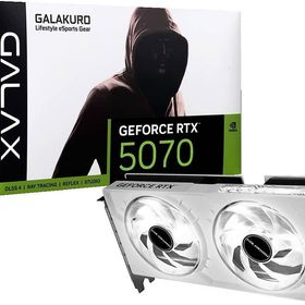玄人志向 NVIDIA GeForce RTX 5070 搭載グラフィックボード (ホワイト) [GK-RTX5070-E12GB/WHITE/DF] グラフィックボード
