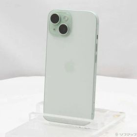 〔中古品〕 iPhone15 128GB グリーン MTMM3J／A SIMフリー【349】