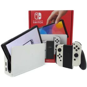 【Nintendo】ニンテンドー『Nintendo Switch 有機ELモデル ホワイト』HEG-S-KAAAA ゲーム機本体 1週間保証【中古】