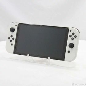 【中古】Nintendo(任天堂) Nintendo Switch 有機ELモデル Joy-Con(L)／(R) ホワイト 【349-ud】
