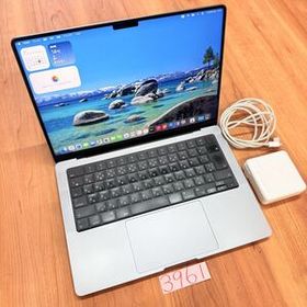 【動作確認済】 MacBook pro 14インチ 2021 Apple M1 MAX 64GB 1TB 動画編集可 カメラ内蔵 ノートPC SSD搭載 macOSインストール済 【3961】