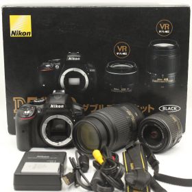 ≪美品≫ Canon D5300 ダブルズームキット ブラック #20251114-2983