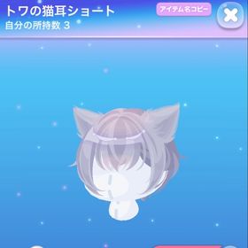 トワの猫耳ショート | ポケコロのアイテム、RMTの販売・買取一覧