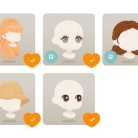 アイテム8点 憧れニュアンスポニー1点＋アイドルビッグリボン1点＋他6点 | リヴリーアイランドのアイテム、RMTの販売・買取一覧