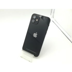 【中古】Apple SoftBank 【SIMロック解除済み】 iPhone 12 64GB ブラック MGHN3J/A【OSU301】保証期間1ヶ月【ランクC】