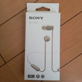 SONY ソニー ワイヤレスステレオヘッドセット WI-C100 ベージュ