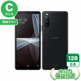 【ポイント5倍】SIMフリー Xperia 10 III SOG04 ブラック128GB 本体[Cランク] Androidスマホ 中古 送料無料 当社3ヶ月保証