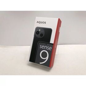【未使用】SHARP 国内版 【SIMフリー】 AQUOS sense9 ブラック 6GB 128GB SH-M29【仙台駅東口】保証期間3ヶ月