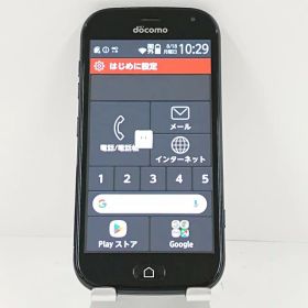 らくらくスマートフォン me F-01L ドコモ ブラック 送料無料 本体 c13958 【中古】