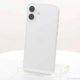 〔中古品〕 iPhone16 Plus 128GB ホワイト MXVC3J／A SIMフリー【269】