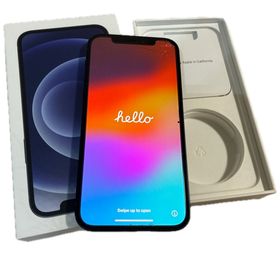 アップル(Apple)の［中古］アップル iPhone12 64GB ブラック SIMフリー(スマートフォン本体)