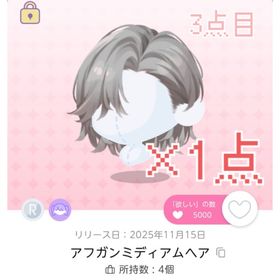 R アフガンミディアムヘア 1点 | ポケコロツイン(ポケツイ)のアカウントデータ、RMTの販売・買取一覧