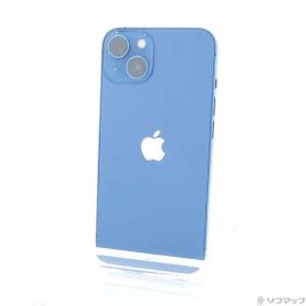 〔中古品〕 iPhone13 128GB ブルー MLNG3J／A SIMフリー【258】