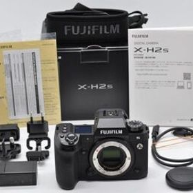 ＜極上美品!!＞ FUJIFILM フジフイルム X-H2S ボディ ※ショット数、１１０５回!!※ ♪あるとうれしい元箱＆説明書付き♪
