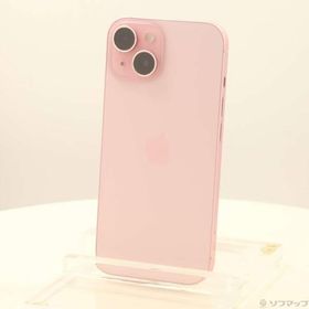 〔中古〕Apple(アップル) iPhone15 128GB ピンク MTMJ3J／A SIMフリー〔198-ud〕