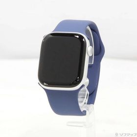 〔中古〕Apple(アップル) Apple Watch Series 10 GPS 42mm シルバーアルミニウムケース デニムスポーツバンド〔196-ud〕