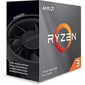 【中古】「非常に良い」AMD Ryzen 3 3100%ｶﾝﾏ% with Wraith Stealth cooler 3.6GHz 4コア / 8スレッド 65W100-100000284BOX