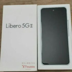 Libero 5G II Y!mobile 本体(SIMなし)レザー風ケース付き