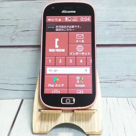 docomo F-03K ピンク らくらくスマートフォン me 本体 白ロム SIMロック解除済み SIMフリー B710232
