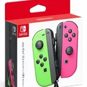 【中古】Nintendo Switch Joy－Con ネオングリーン／ネオンピンク