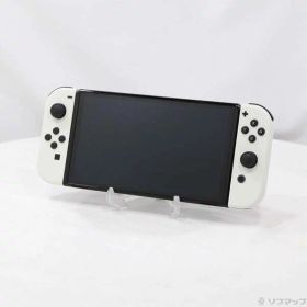 【中古】Nintendo(任天堂) Nintendo Switch 有機ELモデル Joy-Con(L)／(R) ホワイト 【377-ud】
