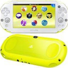 【中古】PSVITAハード PlayStation Vita本体 Wi-Fiモデル ライムグリーン・ホワイト[PCH-2000]