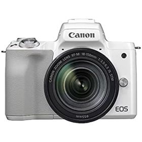 【中古】 キャノン EOS Kiss M EF-M18-150 IS STM レンズキット ホワイト