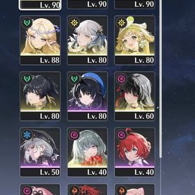 鳴潮引退垢 カルロッタ２凸、千咲、今汐、ショアキーパー、カルテジアなど星5キャラ9体 | 鳴潮(Wuthering Waves)のアカウントデータ、RMTの販売・買取一覧