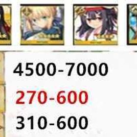 【2垢】画像のキャラは所持中聖晶石4600個以上+果実270個以上+呼符310枚以上 | FGOのアカウントデータ、RMTの販売・買取一覧