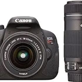 【中古-非常に良い】Canon デジタル一眼レフカメラ EOS Kiss X7i ダブルズームキット EF-S18-55 IS STM/EF-S55-250 IS STM付属 KISSX7I-WKIT
