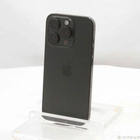 〔中古品〕 iPhone15 Pro 256GB ブラックチタニウム MTUC3J／A SIMフリー【348】
