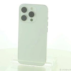 〔中古品〕 iPhone15 Pro 128GB ホワイトチタニウム MTU83J／A SIMフリー【368】