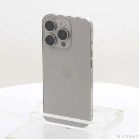 〔中古品〕 iPhone15 Pro 128GB ナチュラルチタニウム MTU93J／A SIMフリー【262】