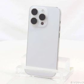 〔中古品〕 iPhone15 Pro 128GB ホワイトチタニウム MTU83J／A SIMフリー【258】