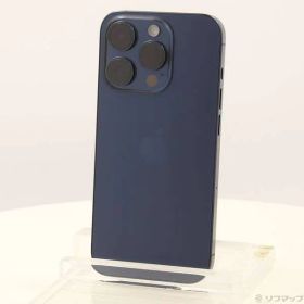 〔中古品〕 iPhone15 Pro 128GB ブルーチタニウム MTUA3J／A SIMフリー【198】