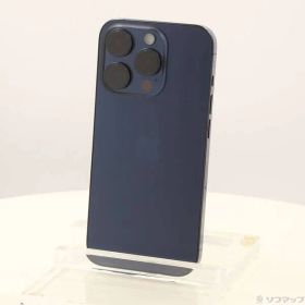 〔中古品〕 iPhone15 Pro 128GB ブルーチタニウム MTUA3J／A SIMフリー【276】