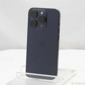 〔中古品〕 iPhone15 Pro 128GB ブルーチタニウム MTUA3J／A SIMフリー【258】