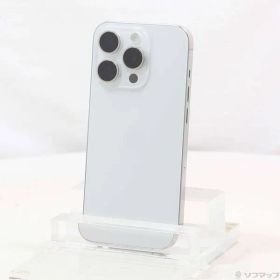 〔中古品〕 iPhone15 Pro 128GB ホワイトチタニウム MTU83J／A SIMフリー【297】