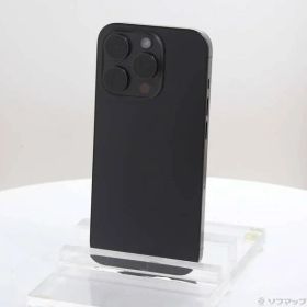 〔中古品〕 iPhone15 Pro 128GB ブラックチタニウム MTU73J／A SIMフリー【198】