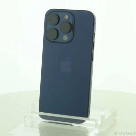 〔中古品〕 iPhone15 Pro 128GB ブルーチタニウム NTUA3J／A SIMフリー【251】