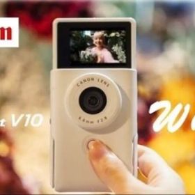 美品 Canon PowerShot V10 ホワイト