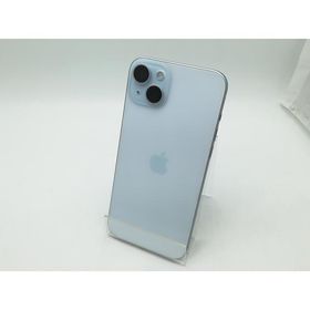 【中古】Apple 国内版 【SIMフリー】 iPhone 15 Plus 256GB ブルー MU0N3J/A【柏】保証期間１ヶ月【ランクB】