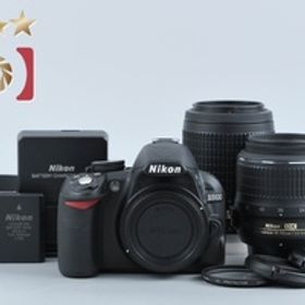 【中古】Nikon ニコン D3100 ダブルズームキット ブラック シャッター回数僅少