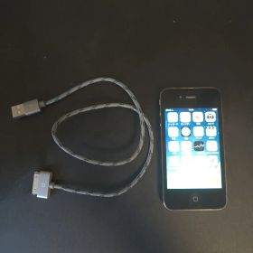 Apple iPhone 4s ブラック 本体 USBケーブル付き