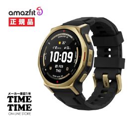 【11日26時まで最大2,000円OFFクーポン！ポイント最大47倍】Amazfit アマズフィットT-Rex3 Pro 44mm ブラックゴールド スマートウォッチ GPS Alexa搭載 SP170079C238 【安心のメーカー1年保証】